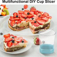 Multi-Purpose Slicer Cup – Fruit & Vegetable Cutter Tool
