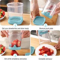 Multi-Purpose Slicer Cup – Fruit & Vegetable Cutter Tool