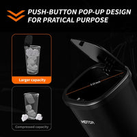 2 Car Trash Cans, Trash Cup with 30 Additional Trash Bags