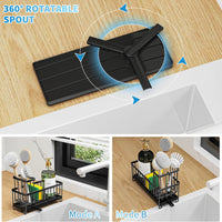 Black Sponge Holder for Kitchen Sink