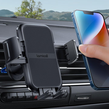 2025 Wider Clamp & Metal Hook Car Phone Holder Vent 