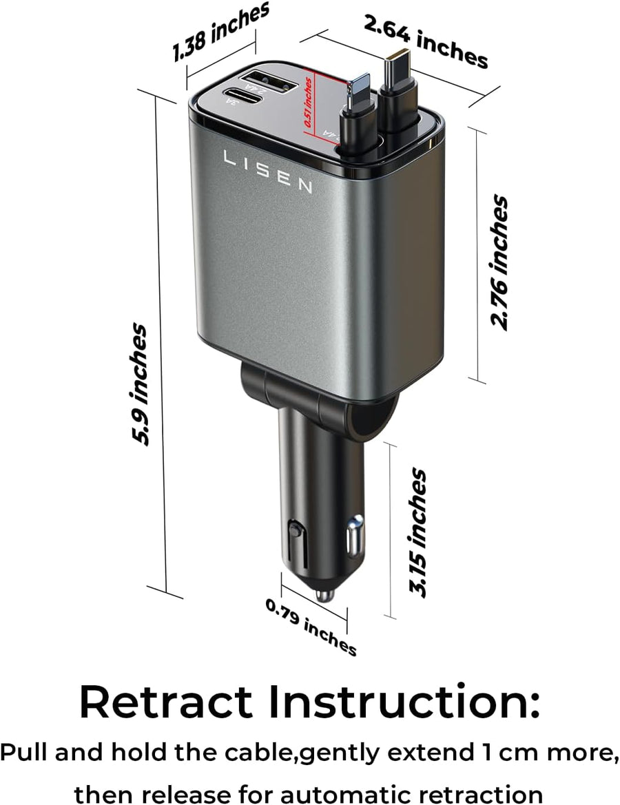 Retractable Car Charger