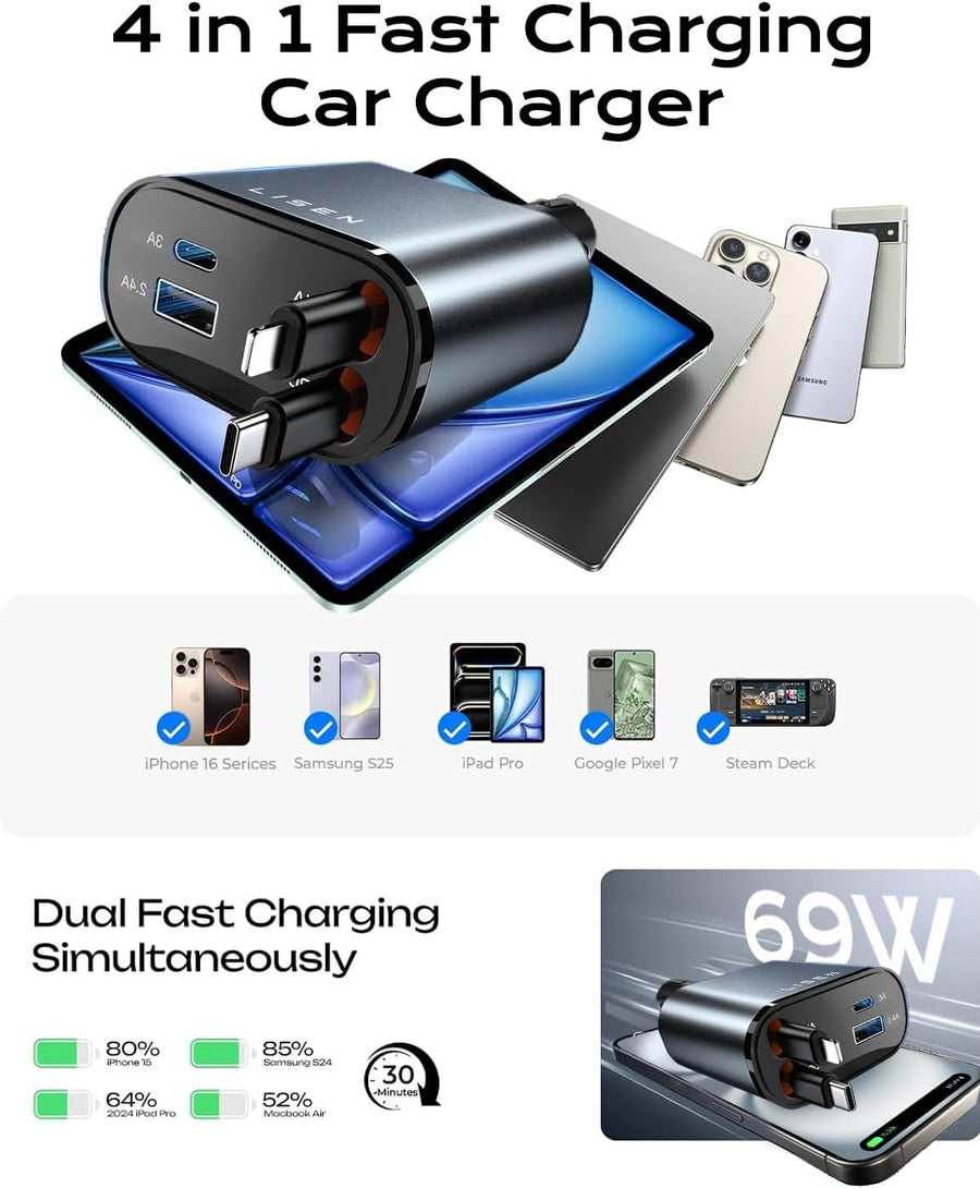 Retractable Car Charger