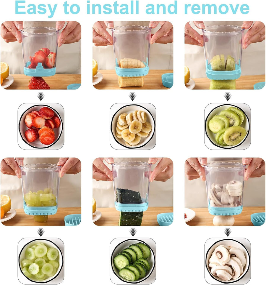 Multi-Purpose Slicer Cup – Fruit & Vegetable Cutter Tool