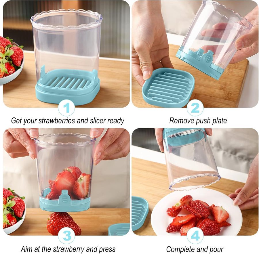 Multi-Purpose Slicer Cup – Fruit & Vegetable Cutter Tool