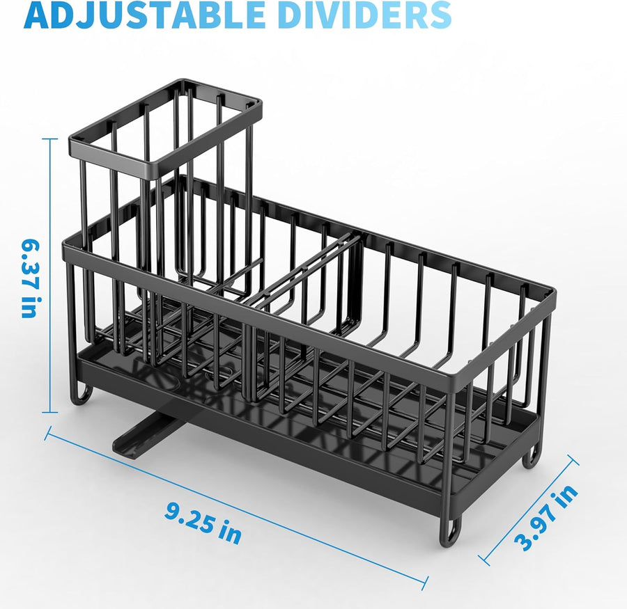 Black Sponge Holder for Kitchen Sink