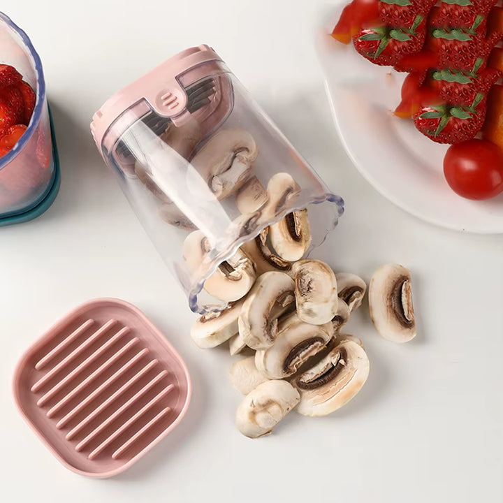 1Pc Cup Slicer New Fruit Slicer Egg Slicer Stainless Steel Strawberry Slicer Quickly Make Fruit Vegetable Strawberry Cutter Tool